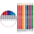Kép 2/4 - Staedtler hatszögletű színes ceruza készlet radírvéggel - 24 db/csomag - Noris Club