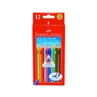 Kép 1/3 - Színes ceruza készlet háromszögletű - 12 db/csomag - Faber-Castell Grip 2001