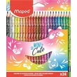 Kép 1/6 - Színes ceruza készlet 24 db/cs - Maped Mini Cute állatos