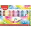 Kép 1/10 - Filctoll készlet Maped Mini Cute - 2,8 mm hegy kimosható - 24 szín