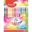 Kép 1/8 - Filctoll készlet Maped Mini Cute - 2,8 mm hegy kimosható - 12 szín