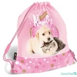 Kép 1/2 - Kutyás-cicás tornazsák sportzsák Little Friends Pink