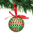 Karácsonyfa gömb készítő kreatív készlet - mozaikos 4 db/csomag
