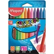 Kép 1/2 - Maped Color Peps PlastiClean zsírkréta - 12 szín
