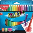 Kép 1/2 - Maped Color Peps PlastiClean zsírkréta 18 szín