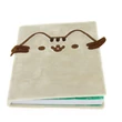 Kép 2/4 - Pusheen cat napló plüss borítóval - A5 - Cicás vonalas notesz