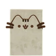 Kép 1/4 - Pusheen cat napló plüss borítóval - A5 - Cicás vonalas notesz