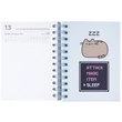 Kép 3/9 - Pusheen cicás napi tervező 2020 - keményfedelű gumis határidőnapló