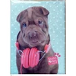 Kép 1/2 - Shar-pei vonalas notesz / napló - csoki kutyás