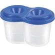 Kép 3/4 - Dupla ecsettál fedéllel Pantaplast Simple