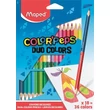 Kép 1/2 - Maped Color Peps Duo kétvégű színes ceruza készlet 36 szín