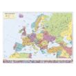 Európa országai kaparós térkép arany bevonattal - Stiefel 78x57 cm