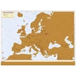 Kép 1/2 - Európa országai kaparós térkép arany bevonattal