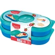 Kép 1/2 - Uzsonnás snack doboz - Maped Picnik Concept Kids Snack 2 db- kék