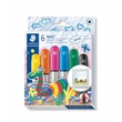 Kép 1/4 - Staedtler csavarós zselés zsírkréta toll műanyag burkolatban - Jumbo 6 alapszín - Noris Club 2390 Glass