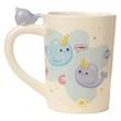 Kép 1/3 - Kawaii balnicorn kerámia bögre - bálna unikornis bögre fogantyúdísszel
