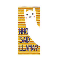Lámás törölköző - Who said llama?