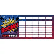 Bazinga mini órarend - Supercomics
