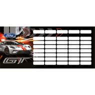 Ford GT mini órarend - Silver