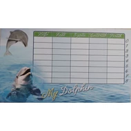Órarend öntapadós delfines