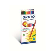 Színes ceruza készlet háromszögletű - GIOTTO Elios Wood Free - 12 szín