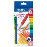 Lyra Osiris háromszögletű színes akvarell ceruza készlet 12 db/csomag