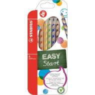 Stabilo EasyColour színes ceruza készlet - 6 szín - jobbkezes