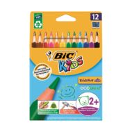 Színes ceruza készlet haromszögletű - BIC Kids Evolution - 12 db/csomag - környezetbarát
