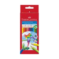 Színesceruza készlet háromszögletű 12 db/csomag Faber-Castell Papagáj