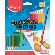 Maped Color Peps Duo kétvégű színes ceruza készlet 48 szín