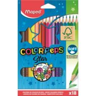 Maped Color Peps Star 18 színes ceruza készlet