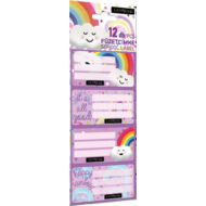 Happy Rainbow füzetcímke - 12 etikett/csomag - Lollipop It's all good