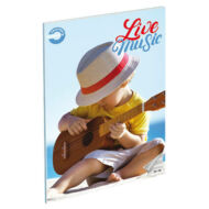 Live Music hangjegyfüzet - A5 36-16 - Gitározó kisfiú