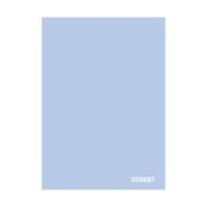 Füzet kockás - A4 - STREET PP Pastel - 42 lapos - kék