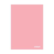 Füzet sima - A4 - STREET PP Pastel - 42 lapos - rózsaszín