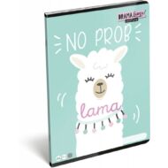 Lollipop Drama Lama kockás füzet A4