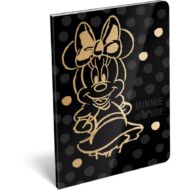 Minnie Mouse exkluzív kockás füzet - A5 - 27-32 - Minnie Fashion Black