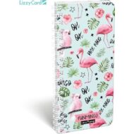Flamingós spirál szótár füzet - 90x200 mm - Lollipop Funmingo