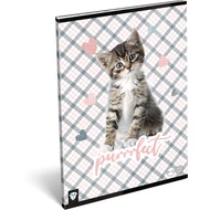 Cicás vonalas füzet - A4 - 81-32 - Purrrfect Cicás vonalas füzet - A4 - 81-32 - Purrrfect