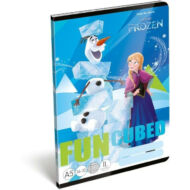 Jégvarázsos vonalas füzet 2. osztály Frozen Fun