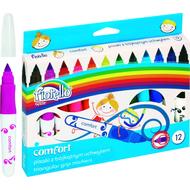 Filctoll készlet - Fiorello Comfort - vastag háromszögletű - 12 szín