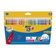 Filctoll készlet - BIC Kids - 24 szín