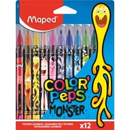 Filctoll készlet Maped Color Peps - 2,8 mm vonalvastagság - 12 szín - Monster