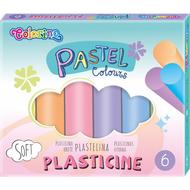 Gyurma készlet színes pasztell 6 db/csomag - Colorino Pastel