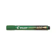 Alkoholos marker / filc - vágott végű - PILOT 400 - zöld