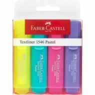 Szövegkiemelő készlet - Faber-Castell 1546 Pastel - 4 pasztell szín