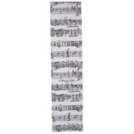 Hangjegyes papír könyvjelző - Mozart kotta