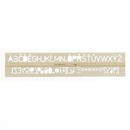 Betűsablon 20 mm Betűsablon 20 mm