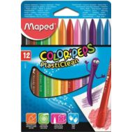 Maped Color Peps PlastiClean zsírkréta - 12 szín