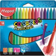 Maped Color Peps PlastiClean zsírkréta 18 szín